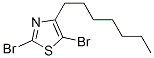 Thiazole, 2,5-dibromo-4-heptyl- (9ci) Structure,551939-33-4Structure