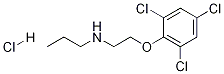 N-[2-(2,4,6-trichlorophenoxy)ethyl]propylamine hydrochloride Structure,551952-55-7Structure