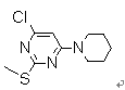 4-Chloro-2-(methylthio)-6-(piperidin-1-yl)pyrimidine Structure,55199-60-5Structure