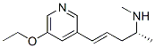 4-Penten-2-amine,5-(5-ethoxy-3-pyridinyl)-n-methyl-,(2r,4e)-(9ci) Structure,552302-13-3Structure