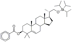 (3β,20s)-4,4,20-trimethyl-21-[[tris(isopropyll)silyl]oxy]-pregn-5-en-3-ol 3-benzoate Structure,552302-70-2Structure