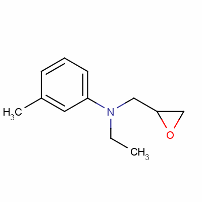 N-(2,3-epoxypropyl)-n-ethyl-m-tolylamine Structure,55236-22-1Structure