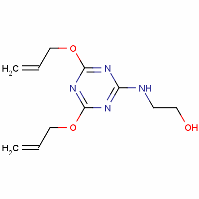 2-[[4,6-Bis(allyloxy)-1,3,5-triazin-2-yl ]amino]ethanol Structure,55250-85-6Structure