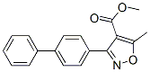 (9ci)-3-[1,1-联苯]-4-基-5-甲基-4-异噁唑羧酸甲酯结构式_55278-58-5结构式