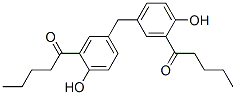 1,1’-[Methylenebis(6-hydroxy-3,1-phenylene)]bis(1-pentanone) Structure,55282-09-2Structure