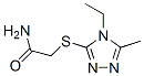 (9ci)-2-[(4-乙基-5-甲基-4H-1,2,4-噻唑-3-基)硫代]-乙酰胺结构式_552820-39-0结构式