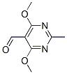 (9ci)-4,6-二甲氧基-2-甲基-5-嘧啶羧醛结构式_552880-92-9结构式