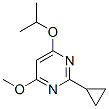 Pyrimidine, 2-cyclopropyl-4-methoxy-6-(1-methylethoxy)- (9ci) Structure,552882-10-7Structure