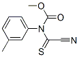 (9ci)-(氰基硫氧代甲基)(3-甲基苯基)-氨基甲酸甲酯结构式_5530-68-7结构式