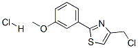 4-(Chloromethyl)-2-(3-methoxyphenyl)-1,3-thiazole hydrochloride Structure,55315-31-6Structure