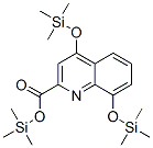 4,8-Bis[(trimethylsilyl)oxy]quinoline-2-carboxylic acid trimethylsilyl ester Structure,55319-89-6Structure