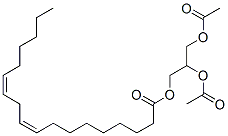 9,12-Octadecadienoic acid (z,z)-,2,3-bis(acetyloxy)propyl ester Structure,55320-04-2Structure