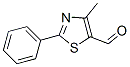 4-Methyl-2-phenyl-1,3-thiazole-5-carbaldehyde Structure,55327-23-6Structure