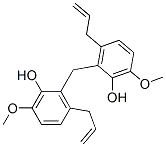 2,2’-Methylenebis[6-methoxy-3-(2-propenyl)phenol ] Structure,55334-55-9Structure