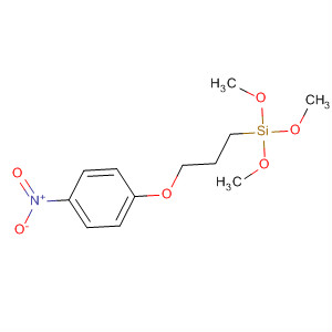 Trimethoxy(3-(4-nitrophenoxy)propyl)silane Structure,55339-45-2Structure