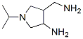 4-氨基-1-(1-甲基乙基)-3-吡咯烷甲胺结构式_55372-52-6结构式