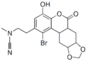 N-[2-(1-溴-6a,7,7a,10a,11,11a-六氢-4-羟基-6-氧代-6H-[1,3]苯并二氧代[5,6-c][1]苯并吡喃-2-基)乙基]-n-甲基氨腈结构式_55401-69-9结构式