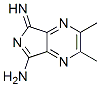 1H-pyrrolo[3,4-b]pyrazin-3-amine,1-imino-5,6-dimethyl-(9ci) Structure,55408-62-3Structure