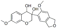 3-(1,3-Dihydro-6-methoxyisobenzofuran-5-yl)-3,4-dihydro-7-methoxy-2h-1-benzopyran-3,4-diol Structure,55429-33-9Structure