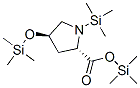 (4R)-1-(三甲基甲硅烷基)-4-(三甲基甲硅烷基氧基)-l-脯氨酸 三甲基甲硅烷基酯结构式_55429-66-8结构式