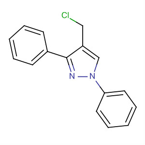 4-(Chloromethyl)-1,3-diphenyl-1h-pyrazole Structure,55432-05-8Structure