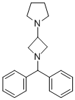 1-[1-(Diphenylmethyl)-3-azetidinyl ]-pyrrolidine Structure,55438-67-0Structure