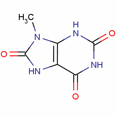 9-甲基尿酸结构式_55441-71-9结构式