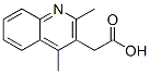 2,4-Dimethyl-3-quinolineacetic acid Structure,554425-45-5Structure