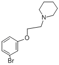 1-[2-(3-Bromophenoxy)ethyl ]-piperidine Structure,554430-68-1Structure