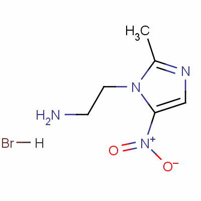 2-Methyl-5-nitro-1h-imidazole-1-ethylamine monohydrobromide Structure,55455-38-4Structure