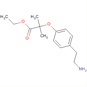 Ethyl 2-[4-(2-aminoethyl)-phenoxy]-2-methylpropionate Structure,55458-82-7Structure