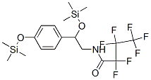 2,2,3,3,4,4,4-Hepta氟-n-[2-(三甲基甲硅烷基氧基)-2-[4-(三甲基甲硅烷基氧基)苯基]乙基]丁酰胺结构式_55471-01-7结构式