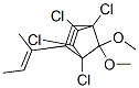 1,4,5,6-Tetrachloro-7,7-dimethoxy-2-(1-methyl-1-propenyl)bicyclo[2.2.1]hept-2-ene Structure,55493-64-6Structure