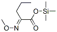 2-(Methoxyimino)pentanoic acid trimethylsilyl ester Structure,55493-96-4Structure