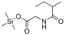 N-(2-methyl-1-oxobutyl)glycine trimethylsilyl ester Structure,55493-99-7Structure