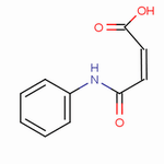 Cis-4-oxo-4-(phenylamino)but-2-enoic acid Structure,555-59-9Structure