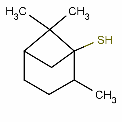 2,6,6-Trimethylbicyclo[3.1.1]heptane-1-thiol Structure,55511-33-6Structure