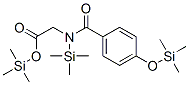 N-(三甲基甲硅烷基)-n-[4-(三甲基硅氧基)苯甲酰基]甘氨酸 三甲基甲硅烷基酯结构式_55517-55-0结构式