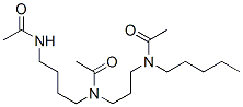 N-[4-(乙酰基氨基)丁基]-n-[3-(乙酰基戊基氨基)丙基]乙酰胺结构式_55521-02-3结构式