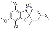 7-Chloro-6-methoxy-6’-methyl-4,4’-bis(methylthio)spiro[benzofuran-2(3h),1’-[3]cyclohexene]-2’,3-dione Structure,55530-37-5Structure