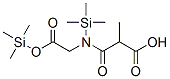 2-Methyl-3-oxo-3-[[2-oxo-2-(trimethylsiloxy)ethyl ](trimethylsilyl)amino]propionic acid Structure,55557-20-5Structure