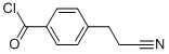 Benzoyl chloride,4-(2-cyanoethyl)-(9ci) Structure,55584-02-6Structure