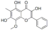 3,5,7-Trihydroxy-8-methoxy-6-methyl-2-phenyl-4h-1-benzopyran-4-one Structure,55601-60-0Structure