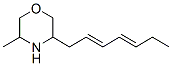 3-(2,4-Heptadienyl)-5-methylmorpholine Structure,55649-55-3Structure