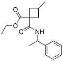 3-Methyl-1-[[(1-phenylethyl)amino]carbonyl ]cyclobutanecarboxylic acid ethyl ester Structure,55649-63-3Structure