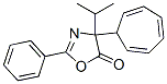 5(4H)-oxazolone, 4-(2,4,6-cycloheptatrien-1-yl)-4-(1-methylethyl)-2-phenyl- Structure,55686-01-6Structure