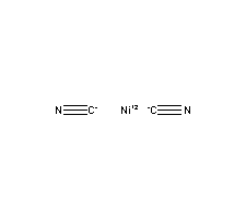 氰化镍结构式_557-19-7结构式