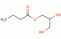 1-丁酸甘油酯结构式_557-25-5结构式