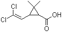 3-(2,2-Dichloroethenyl)-2,2-dimethylcyclopropanecarboxylic acid Structure,55701-03-6Structure