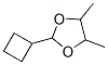 1,3-Dioxolane, 2-cyclobutyl-4,5-dimethyl- Structure,557086-98-3Structure